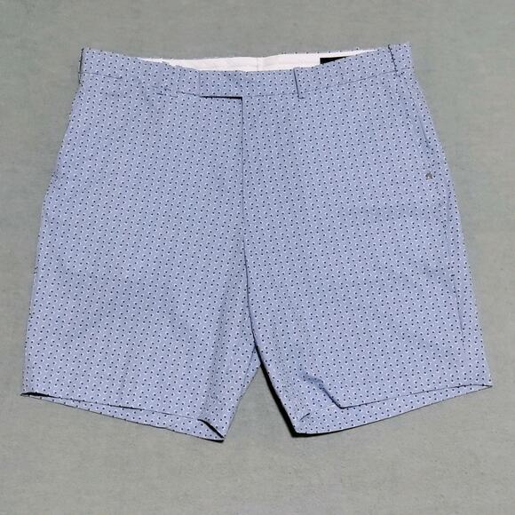 RLX Ralph Lauren Golf‎ Shorts Mens 38 Blue Geometric Performance Worn Once - Picture 2 of 15